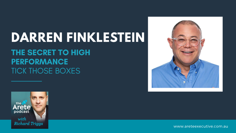 Darren Finklestein –  International Accountability Coach, Advisor, Mentor and Author/Speaker – Tick Thoes Boxes