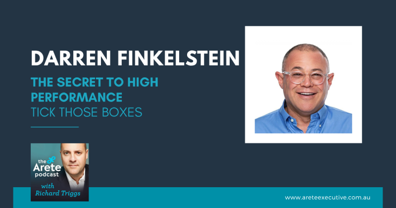 Darren Finkelstein –  International Accountability Coach, Advisor, Mentor and Author/Speaker – Tick Those Boxes